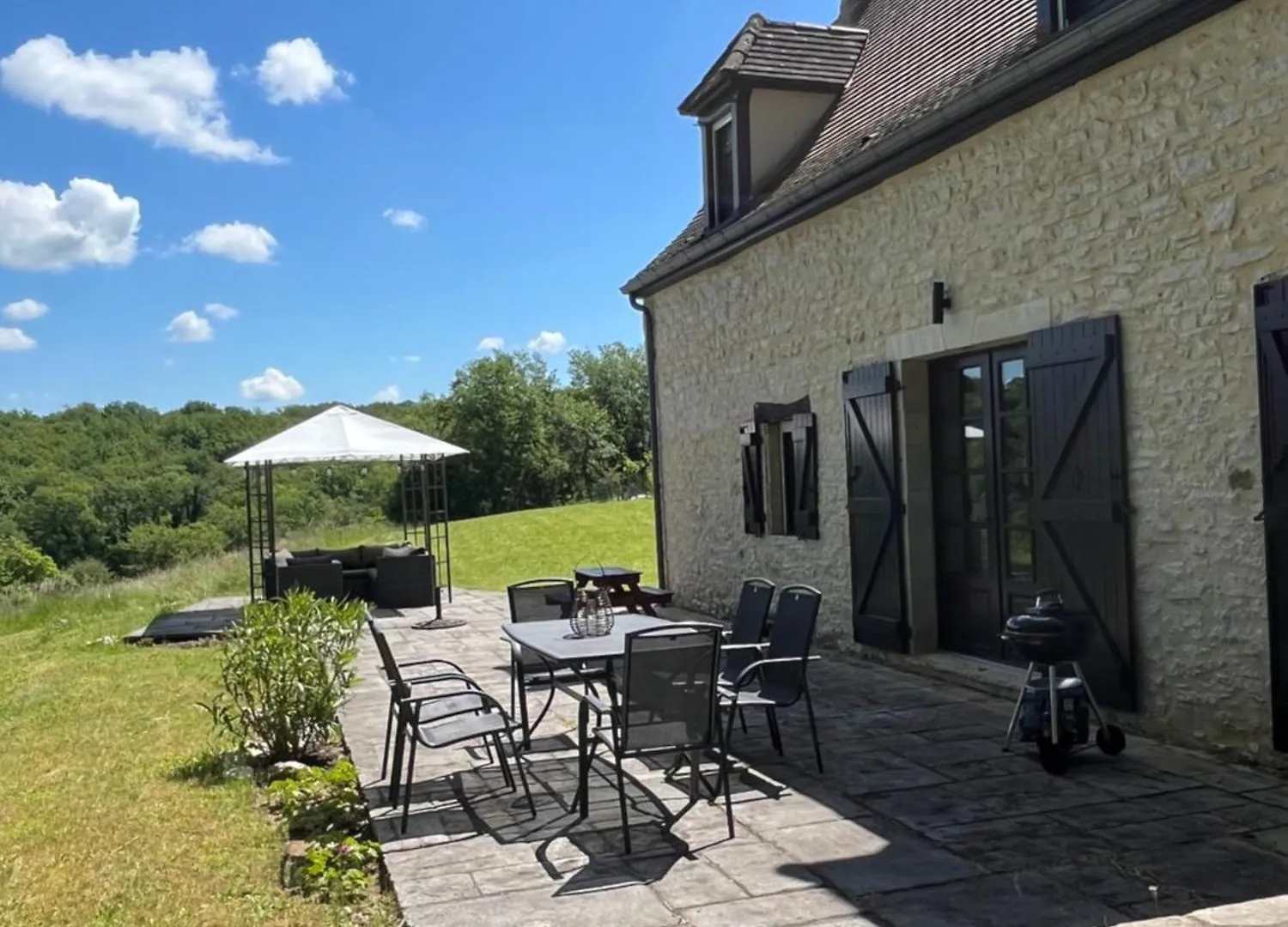 Tatil Evi Domainerossignol Acacia Villa Gourdon-en-quercy